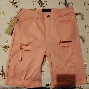 Bermuda twill pants